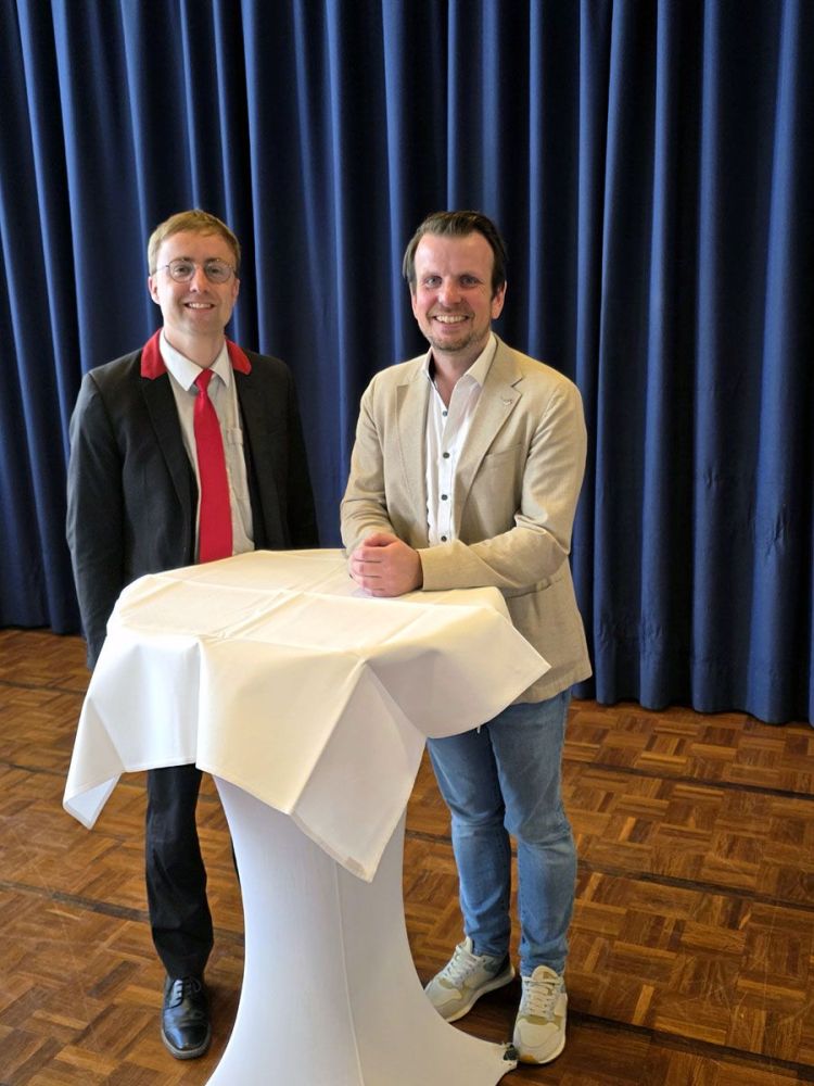 Gregor Frei, CEO der SBB GmbH [links] und Daniel König von der SBB GmbH.