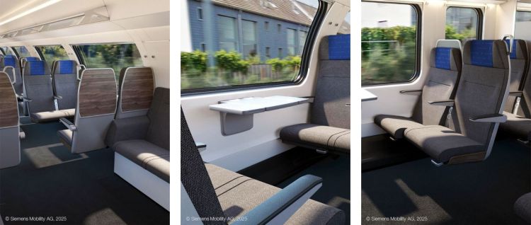Visualisierung 1. Klasse Quelle: Siemens Mobility
