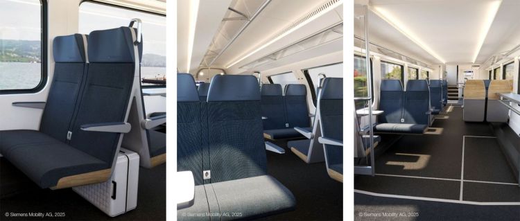 Visualisierung 2. Klasse Quelle: Siemens Mobility